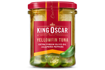 KING OSCAR: Yellowfin Tuna Fillet Jalapeno Pepper, 6.7 oz