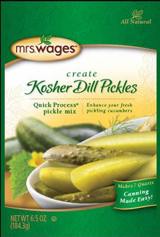 MRS WAGES: Kosher Dill Pickle Mix, 6.5 oz