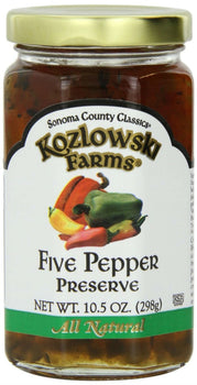 KOZLOWSKI FARMS: Five Pepper Preserve, 10.5 oz