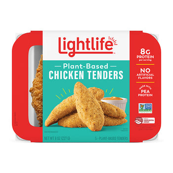 LIGHTLIFE: Plant Based Chicken Tenders, 8 oz