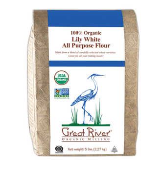 GREAT RIVER ORGANIC MILLING: Organic All Purpose Lily White Flour, 5 lb