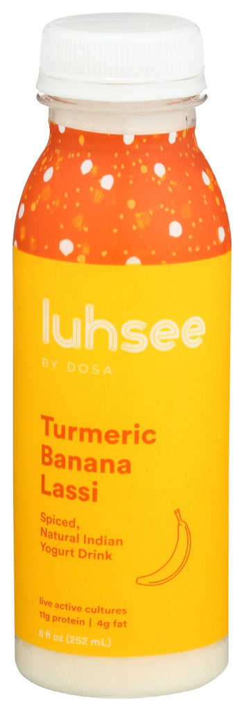 LUHSEE BY DOSA: Tumeric Banana Lassi, 8 fo