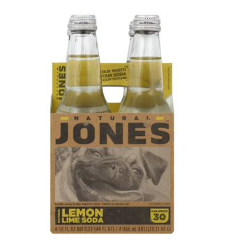 JONES: Lemon Lime Soda 4Pack, 48 fo