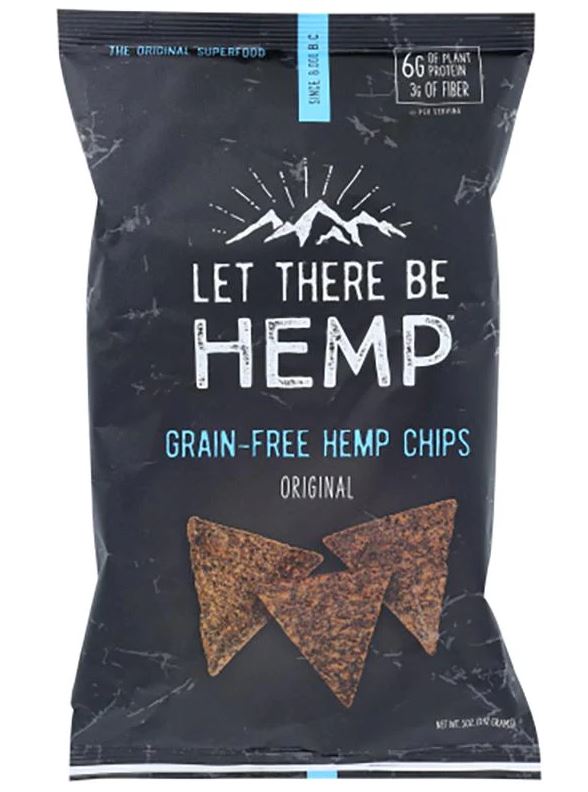 LET THERE BE HEMP: Original Grain Free Hemp Chips, 5 oz