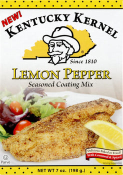 KENTUCKY KERNAL: Lemon Pepper Seasoned Coating Mix, 7 oz