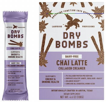 LADYBIRD PROVISIONS: Chai Latte Collagen Bomb Creamer, 4.6 oz