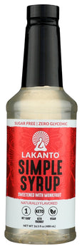 LAKANTO: Simple Syrup Original, 16.5 fo