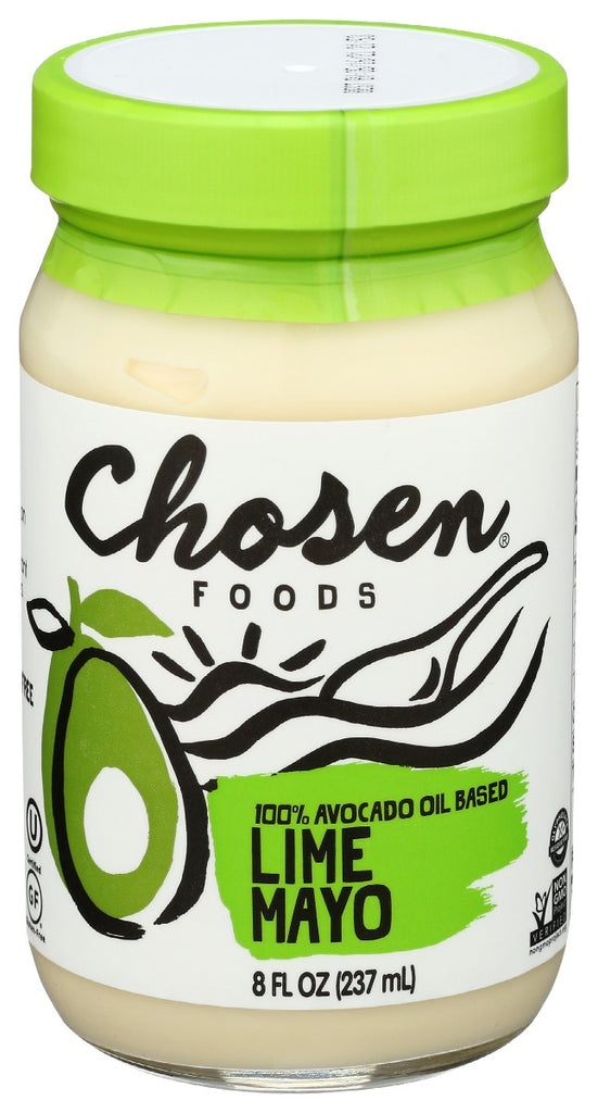 CHOSEN FOODS: Lime Avocado Oil Mayo, 8 oz