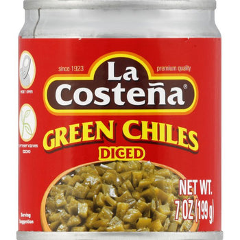 LA COSTENA: Diced Green Chiles, 7 oz