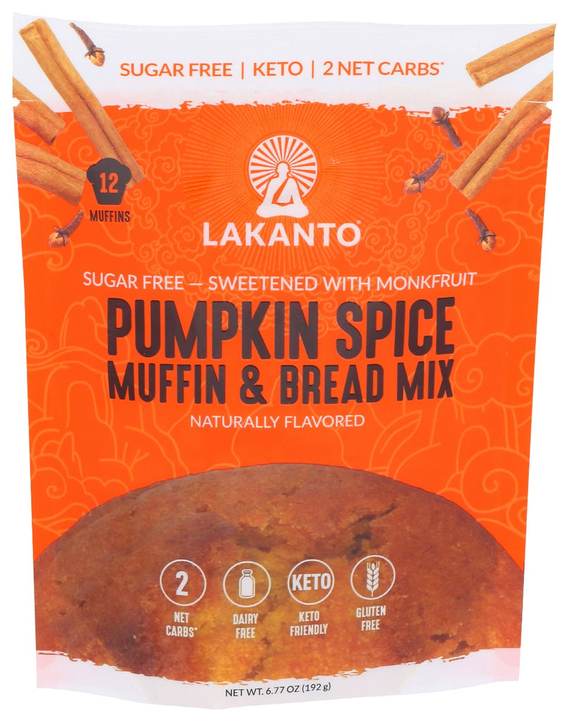 LAKANTO: Pumpkin Spice Muffin Bread Mix, 6.77 oz