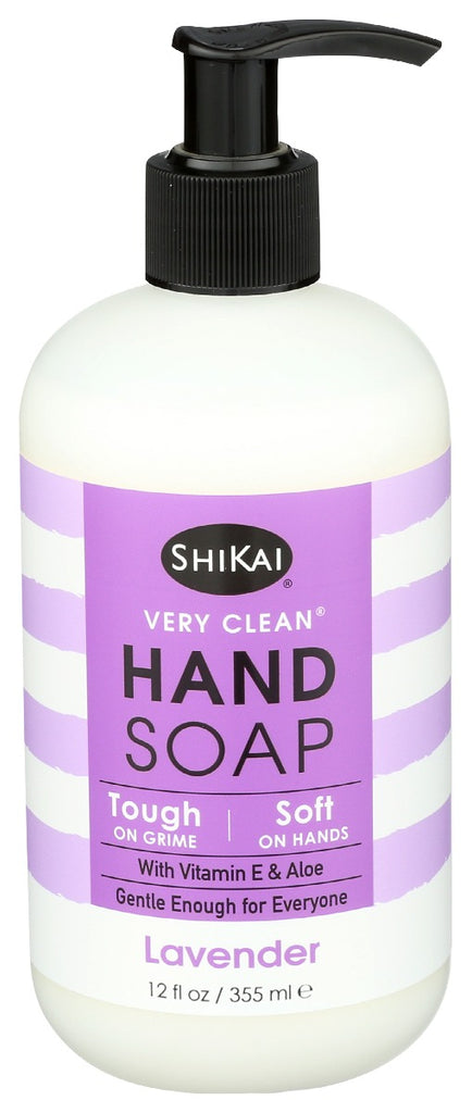 SHIKAI: Very Clean Liquid Hand Soap Lavender, 12 oz