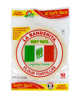 LA BANDERITA: Totilla Whole Wheat 6 in 16 ct, 16 oz