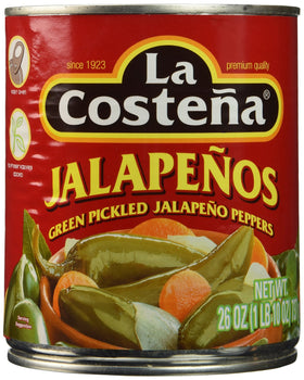 LA COSTENA: Whole Jalapeno Peppers, 26 oz