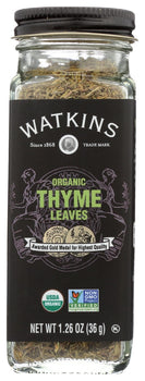 WATKINS: Ssnng Thyme Leaves Org, 1.26 oz