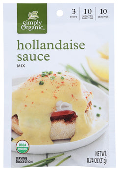 SIMPLY ORGANIC: Sauce Mix Hollandaise Org, 0.74 oz