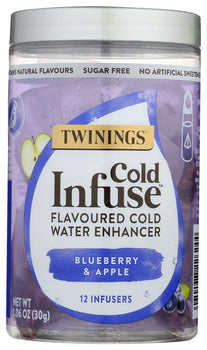 TWINING TEA: Tea Cold Infs Blubry Appl, 12 bg