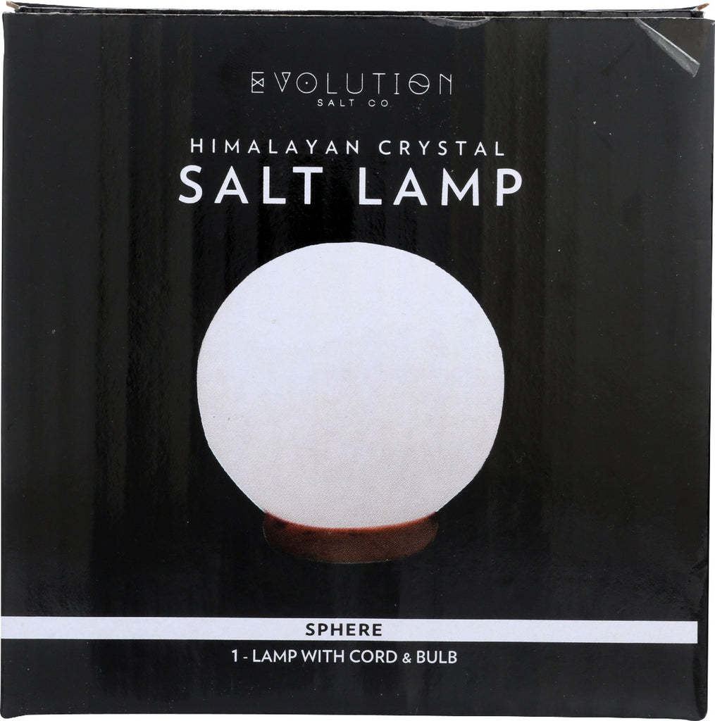 EVOLUTION SALT: Lamp Salt White Himalayan, 6 lb