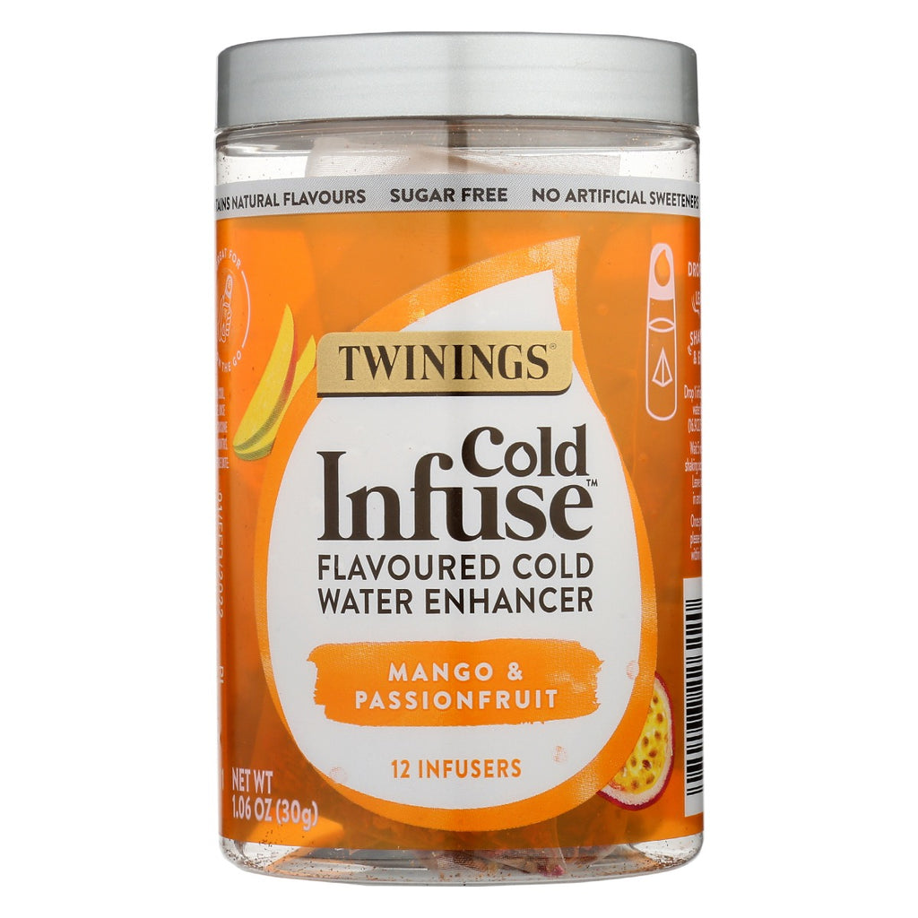 TWINING TEA: Tea Cold Nfse Mngo Psnfrt, 12 bg