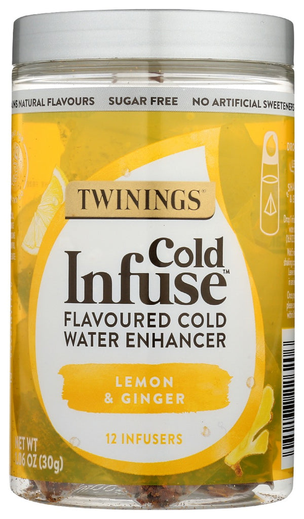 TWINING TEA: Tea Cold Infuse Lmn Gngr, 12 bg