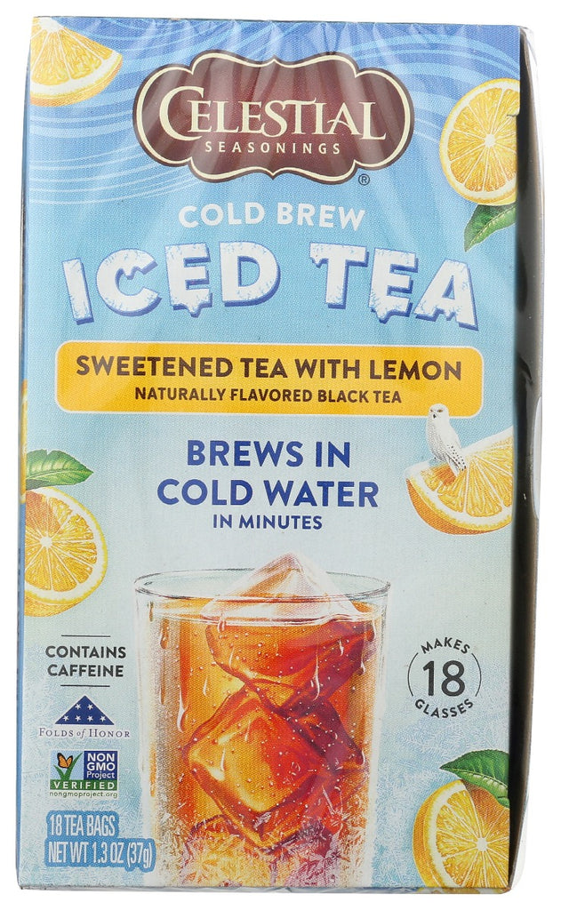 CELESTIAL SEASONINGS: Tea Cld Brw Sweet Lemon, 18 bg