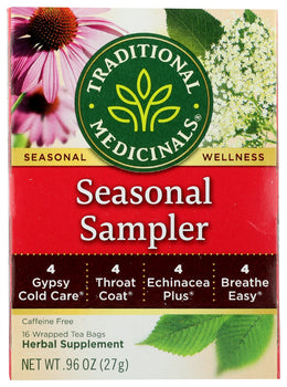 TRADITIONAL MEDICINALS: Tea Cold Season Sampl, 16 bg