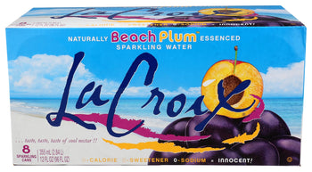 LA CROIX: Water Sprkl Beach Plm 8Pk, 96 fo