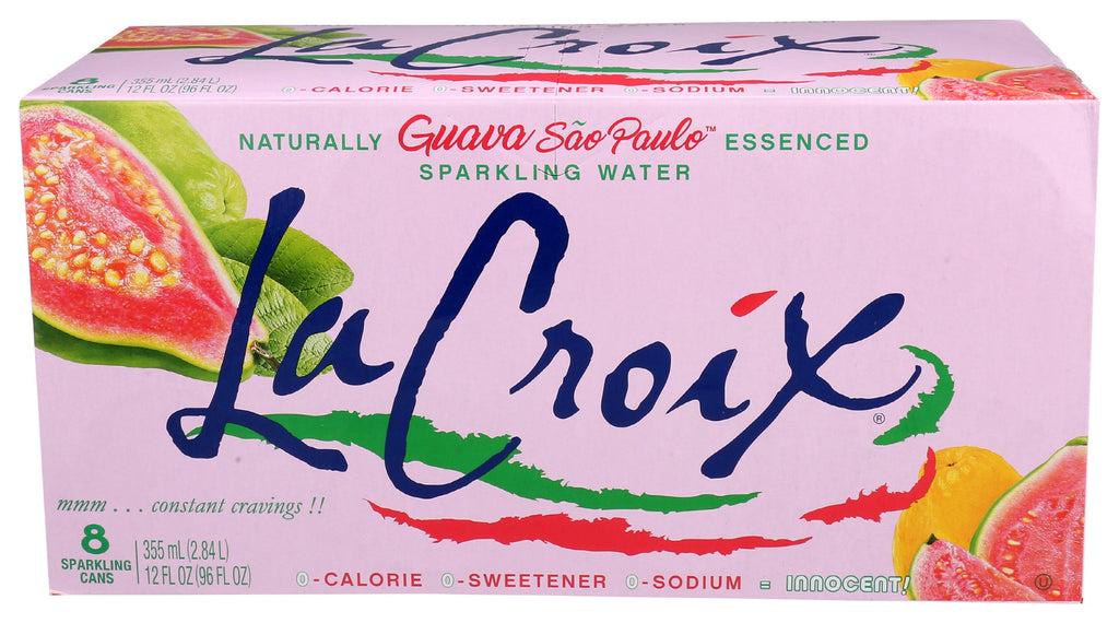 LA CROIX: Water Sprkl Guava 8Pk, 96 fo