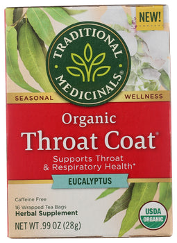 TRADITIONAL MEDICINALS: Tea Eucalyptus Thrt Coat, 16 bg