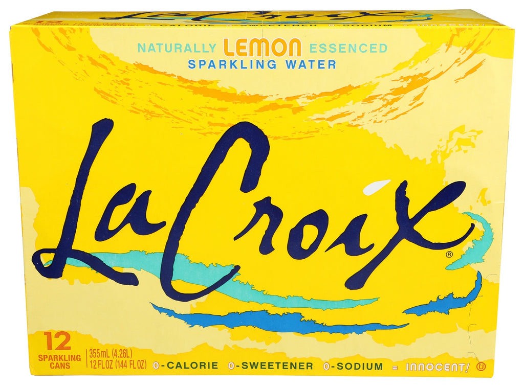 LA CROIX: Wtr Spark Lemon 12Pk 12Z, 144 fo