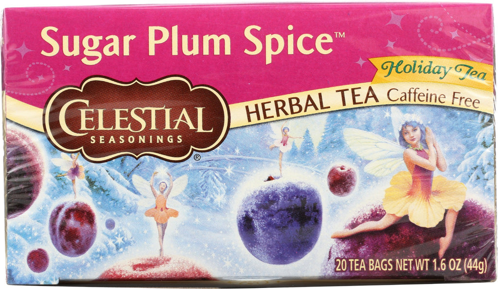 CELESTIAL SEASONINGS: Tea Herb Sgr Plum Spice, 20 bg