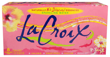 LA CROIX: Wtr Sprk Hibiscus 8Pk 12Z, 96 fo