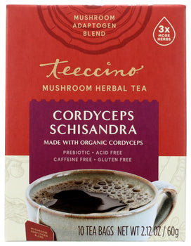 TEECCINO: Tea Schisandra Mushroom, 10 ct