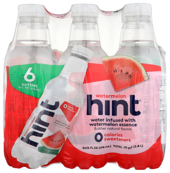 HINT: Water Watermelon 6Pk, 96 fo