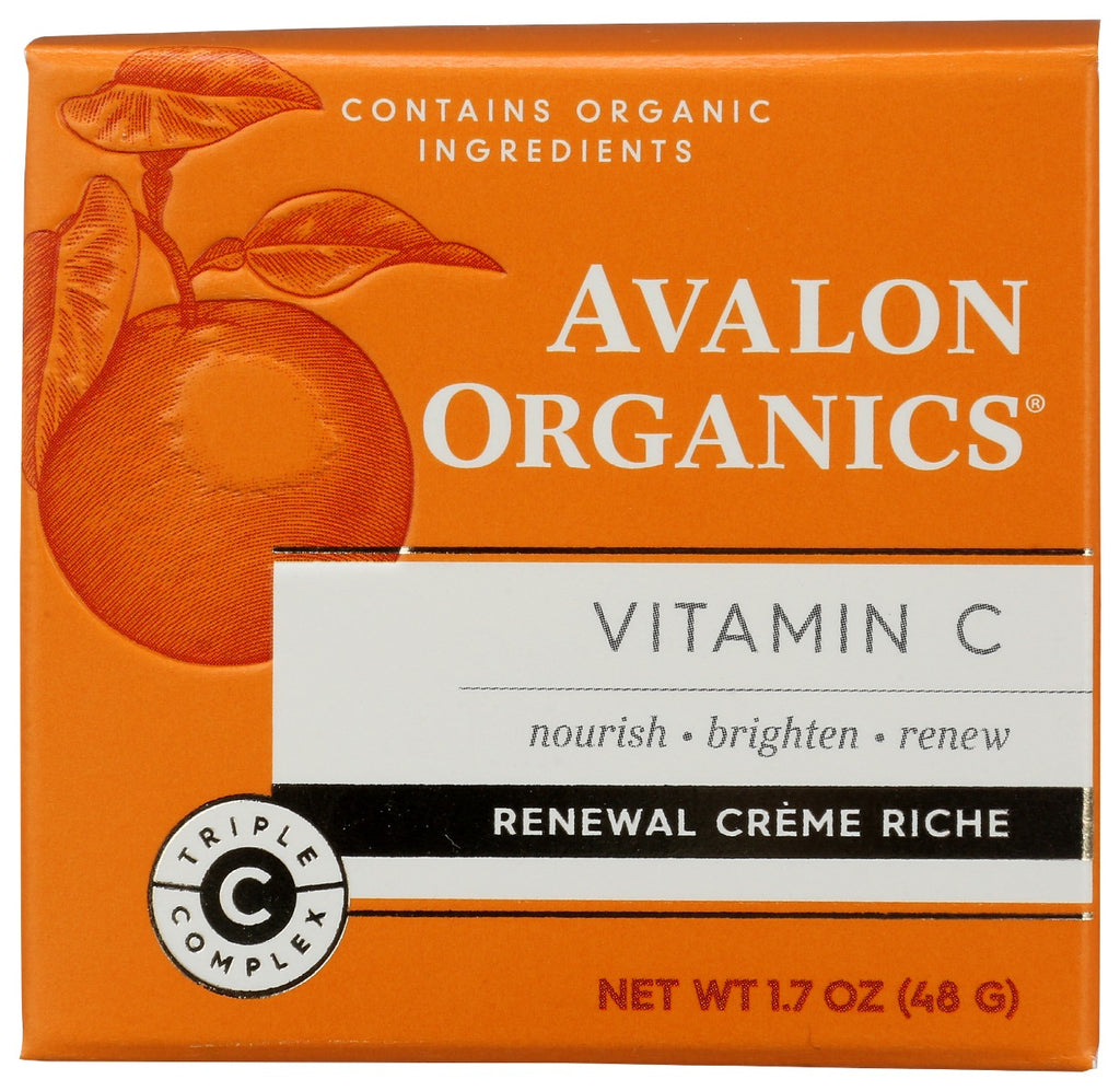 AVALON ORGANICS: Creme Riche Renewal, 1.7 oz