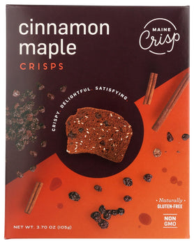 MAINE CRISP: Crisps Cinnamon Maple, 3.7 oz