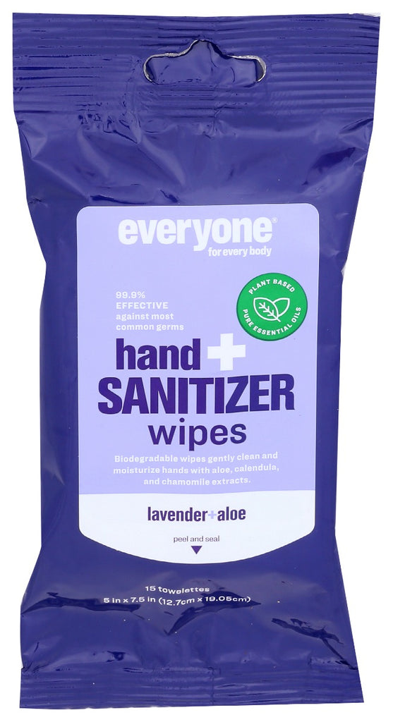 EVERYONE: Wipes Sanitz Lavnr Aloe, 1 ea