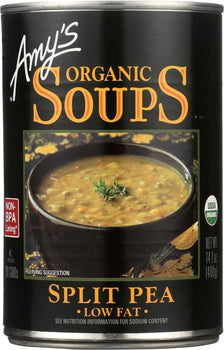 AMYS: Soup Split Pea Org Gf, 14.1 oz