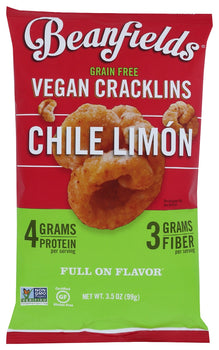 BEANFIELDS: Cracklins Chile & Lime, 3.5 oz