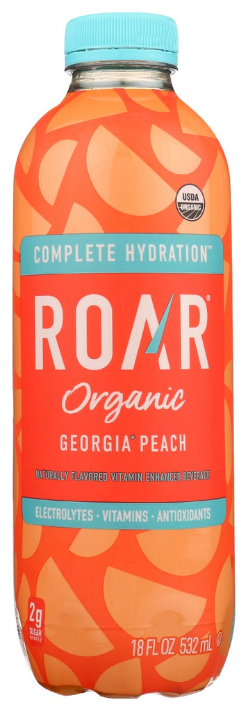 ROAR BEVERAGES: Bev Georgia Peach Org, 18 fo