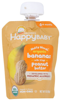 HAPPY BABY: Food Baby Bnana Pnut Bttr, 3 oz