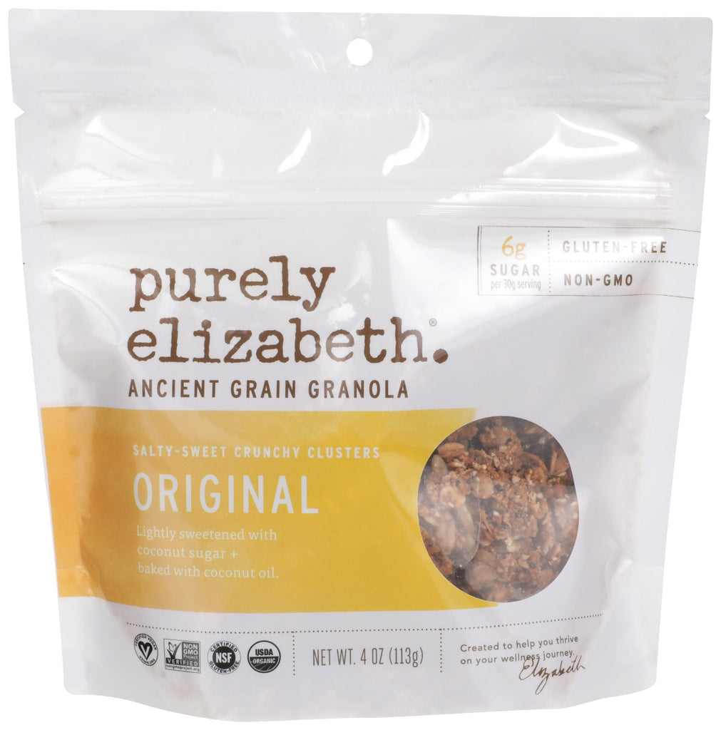 PURELY ELIZABETH: Granola Anct Grn Snck Pck, 4 oz