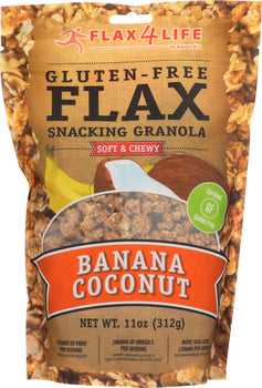 FLAX4LIFE: Granola Gf Flx Ban Ccnut, 11 oz