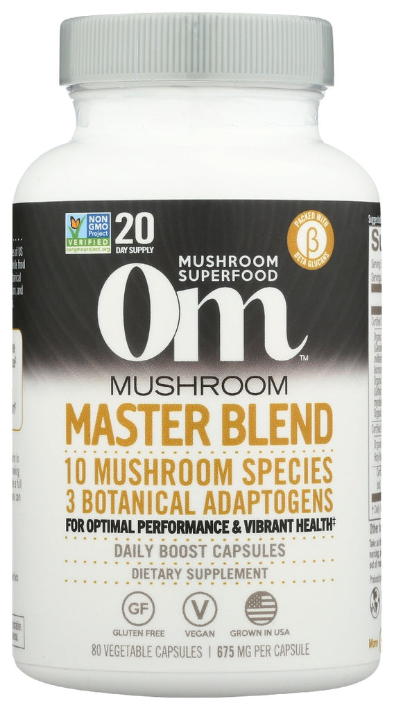 OM MUSHROOMS: Master Blend Cp, 80 cp