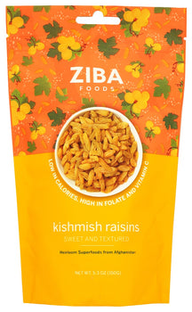 ZIBA FOODS: Raisins Kishmish, 5.3 oz