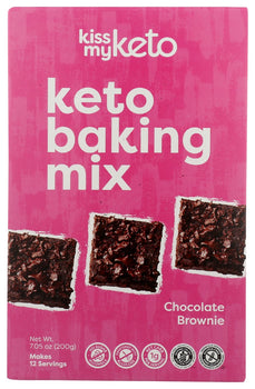 KISS MY KETO: Baking Mix Brownie Gf, 7.05 oz