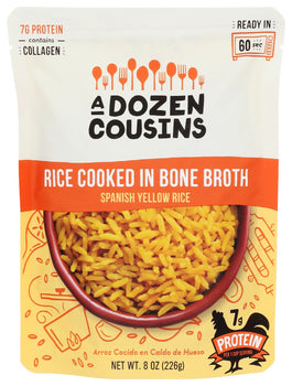 A DOZEN COUSINS: Rice Spanish Yellow Rte, 8 oz