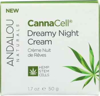 ANDALOU NATURALS: Cream Night Cannacell Drm, 1.7 oz