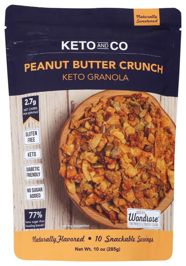 KETO & CO: Granola Peanut Butter, 10 oz