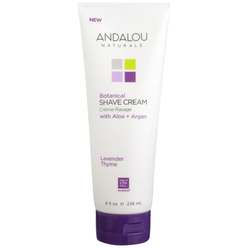 ANDALOU NATURALS: Cream Shave Botcnl Lav Th, 8 fo