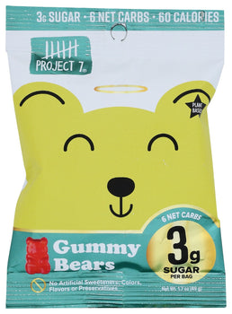 PROJECT 7: Gummy Bears Low Sugar, 1.7 oz